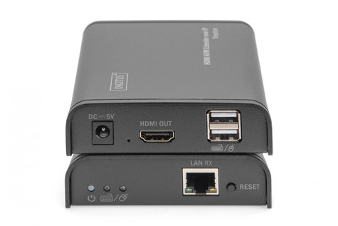 DIGITUS DIGITUS Professionele HDMI KVM Externder over IP Set