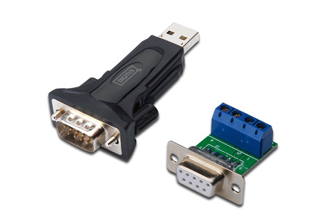 DIGITUS Adapter USB2.0 -> Seriële RS485 St/St + 0.8m Kab.