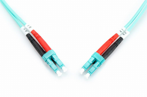 DIGITUS LWL Multimode OM 3 Patchkabel, LC / LC
