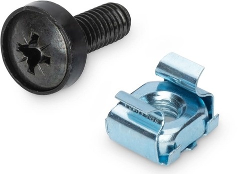 DIGITUS DIGITUS Montage Set 10"/19" Onderdelen M6 50 stuks zwart