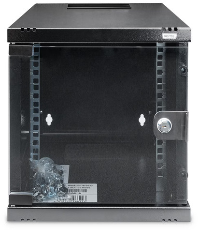 DIGITUS Wandbehuizing 254mm (10") zwart 6H 312x300mm