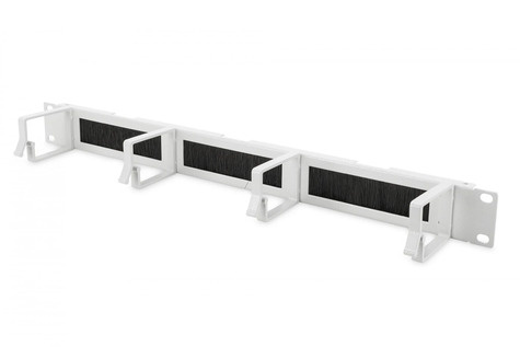 DIGITUS DIGITUS Professional Kabelmanagementpaneel met borstelstrips voor 19" (483 mm) kasten, 1U