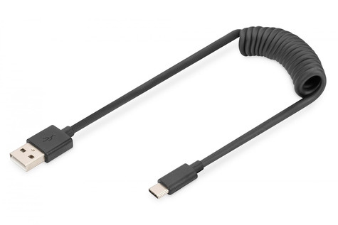 DIGITUS DIGITUS USB-C cable - USB to USB-C - 1 m (Krul)
