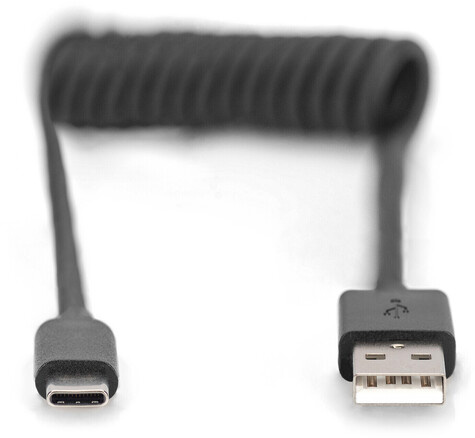 DIGITUS USB-C cable - USB to USB-C - 1 m (Krul)