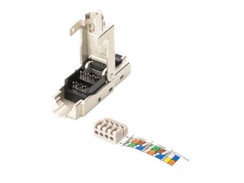 DIGITUS Professional afgeschermd RJ45 stekker voor assemblage in het veld