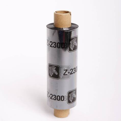 Zebra Ribbon - Black - Thermal Transfer, Direct Thermal - 84 mm x 74 m Ribbon Size - 12 / Pack