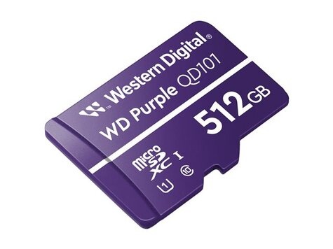 Western Digital 512GB Purple Surveillance microSDXC WDD512G1P0C