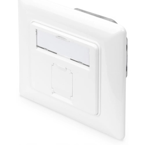 DIGITUS CAT 6A klasse EA netwerkcontactdoos, ontwerpcompatibel, afgeschermd, verzonken gemonteerd
