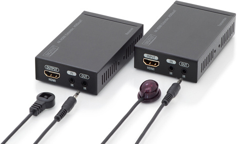 DIGITUS Professional 4K HDMI Extender Set - video/audio/infrared extender - HDBaseT