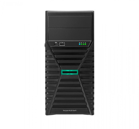 HPE HPE ProLiant ML30 G11 Performance Server - Tower - Xeon E2434 3.4GHz - 16GB RAM - 4U - 1-Way - GEEN HDD