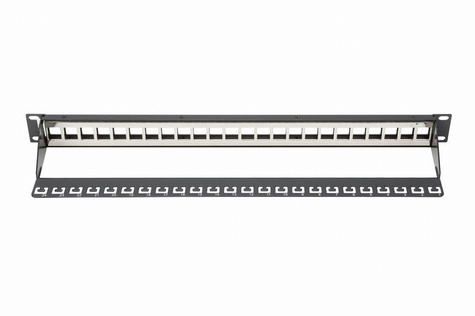 DIGITUS Modulair patchpaneel 24-poorts zwart