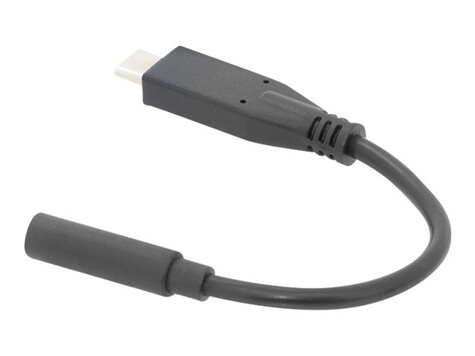 DIGITUS USB Type-C audio-adapter / converter, Type-C/St naar 3,5mm jack/Bu - 20 cm