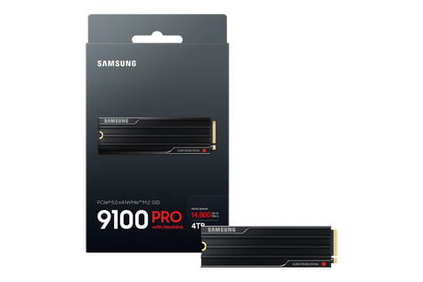 Samsung 4TB M.2 PCIe NVMe2.0 9100 Pro 14700/13300 Heatsi