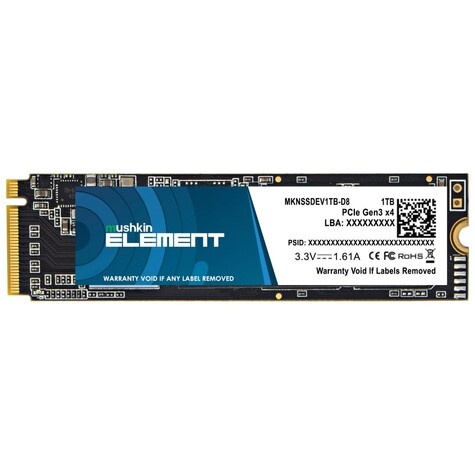 Mushkin Mushkin SSD ELEMENT - 1 TB - M.2 2280 - PCIe 3.0 x4 NVMe