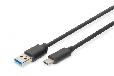 DIGITUS DIGITUS USB-C cable - USB Type A to USB-C - 1 m