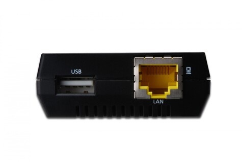 DIGITUS 1-poort USB 2.0 multifunctionele netwerkserver