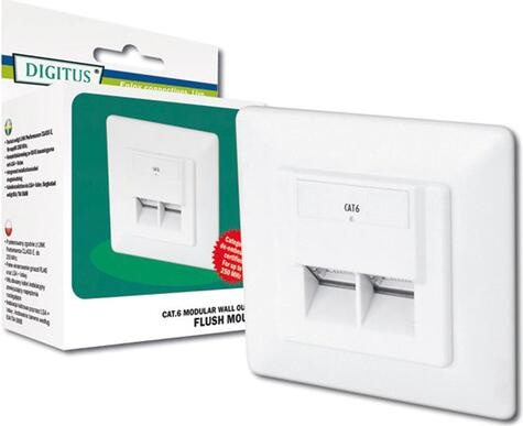 DIGITUS CAT 6 Netwerkdoos, inbouw