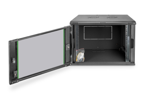 DIGITUS Wandbehuizing Dynamic 9HE 474x600x450mm zwart