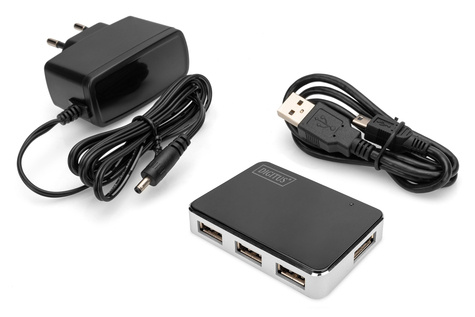 DIGITUS USB 2.0, 4-poort hub