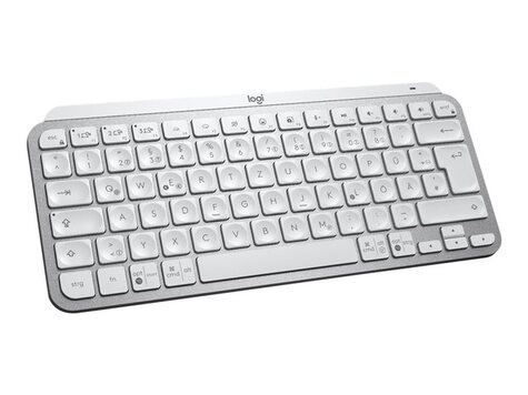 Logitech MX Keys Mini Minimalist Wireless Illuminated Keyboard - PALE GREY - US INT'L - INTNL QWERTY