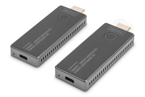 DIGITUS 4 K Wireless Video Extenders, 30 m (HDMI - HDMI)