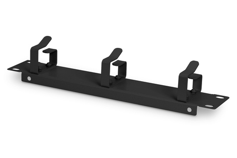 DIGITUS Cable management panel with rings - 1U - 10"