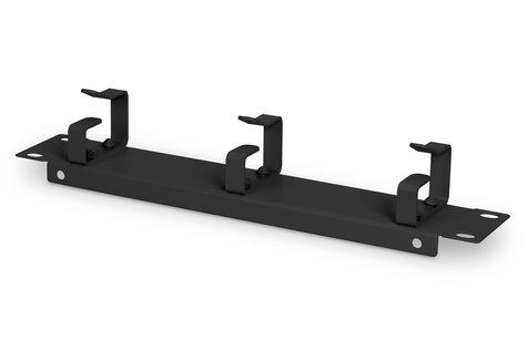 DIGITUS Cable management panel with rings - 1U - 10"