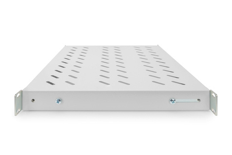 DIGITUS Legbord met variabele bevestigingsrails voor vaste inbouw in 483 mm (19") kasten