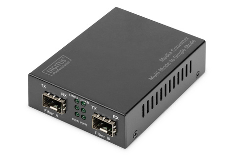 DIGITUS Professional - Gigabit Multimode/Singlemode Mediaconverter SFP
