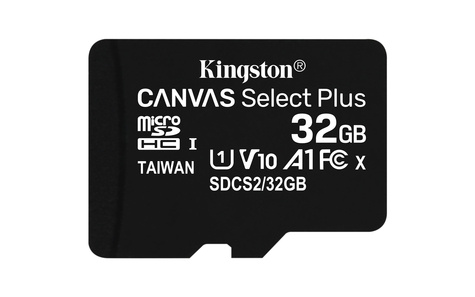 Kingston SDHC Card Micro 32GB UHS-I Canvas Select Plus