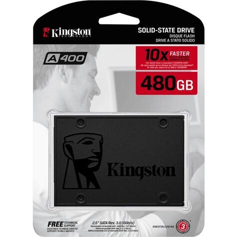 Kingston 480GB 2,5" SATA3 A400 TLC/500/450 Retail
