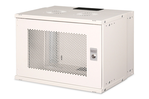 DIGITUS DIGITUS Wandkast SOHO PRO 19" 7U geperforeerde deur 370x540x400mm grijs