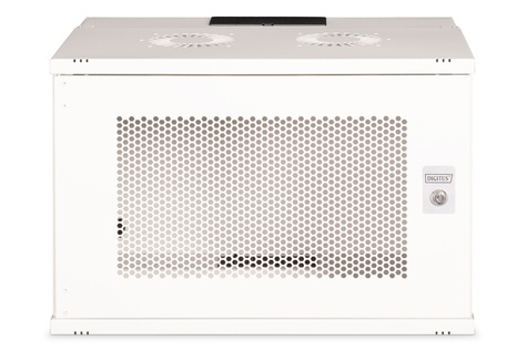 DIGITUS Wandkast SOHO PRO 19" 7U geperforeerde deur 370x540x400mm grijs