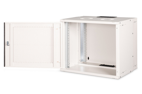 DIGITUS Wandbehuizing SOHO PRO 19" 9HE geperforeerde deur 460x540x400mm grijs