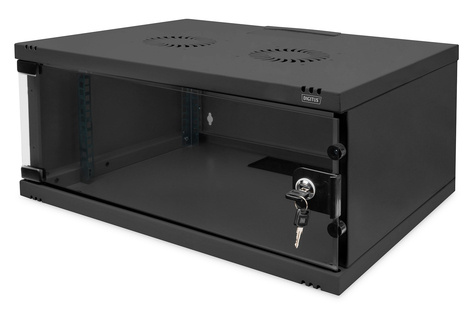 DIGITUS Wandbehuizing SOHO 4HE 241x540x400mm zwart
