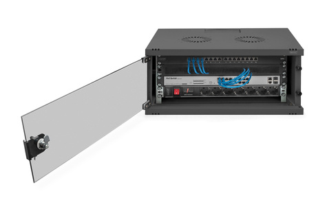 DIGITUS Wandbehuizing SOHO 4HE 241x540x400mm zwart