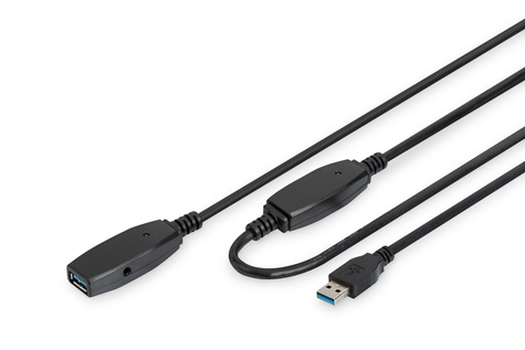DIGITUS USB extension cable - USB Type A to USB Type A - 10 m