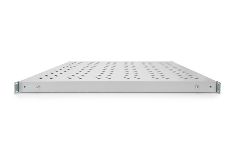DIGITUS Plank grijs 48,26cm 19" geperforeerd 1H/700 mm