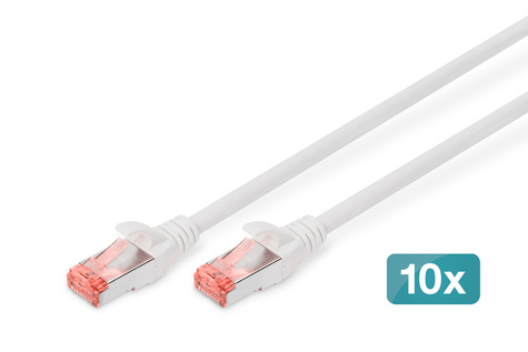 DIGITUS Professional patch cable - 1 m - white