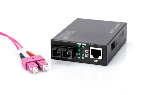 DIGITUS DN-82020-1 - fiber media converter - 10Mb LAN, 100Mb LAN