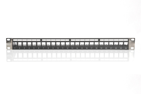 DIGITUS Professional Modulair schakelpaneel voor Keystone Jack 1U Rekmontage - leeg