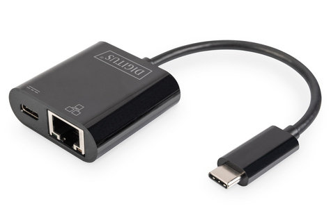 DIGITUS DIGITUS USB Type-C Gigabit Ethernet Adapter + PD