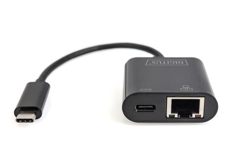 DIGITUS USB Type-C Gigabit Ethernet Adapter + PD