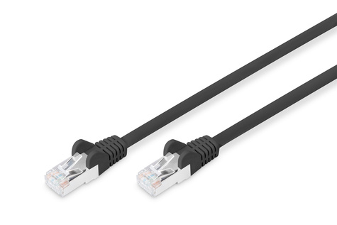 DIGITUS CAT6 RJ45 S/FTP Patchkabel 10,0m Zwart