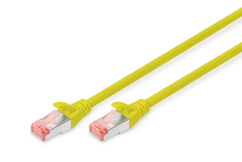 DIGITUS DIGITUS Patch Cable - patch cable - 3 m - yellow, RAL 1018