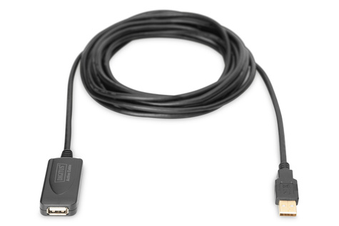 DIGITUS USB 2.0 Active Extension Cable - USB extender - USB, USB 2.0