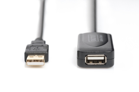 DIGITUS USB 2.0 Active Extension Cable - USB extender - USB, USB 2.0