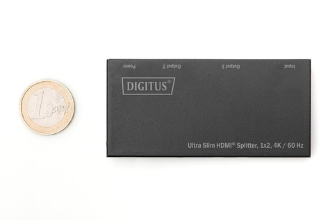 DIGITUS Ultra Slim HDMI® splitter, 1x2, 4K / 60 Hz