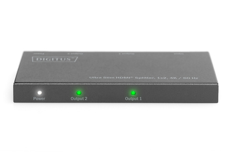 DIGITUS Ultra Slim HDMI® splitter, 1x2, 4K / 60 Hz