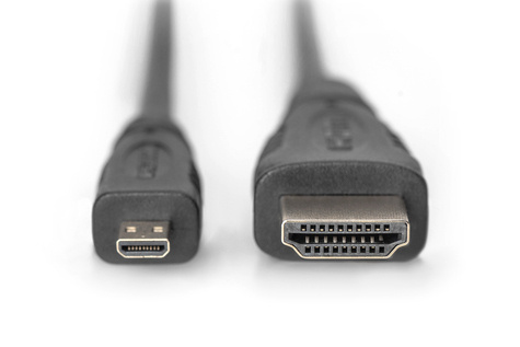 DIGITUS DIGITUS HDMI High Speed met Ethernet-verbindingskabel, 1m